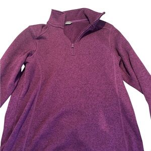 Eddie Bauer Deep Purple Fleece Pullover